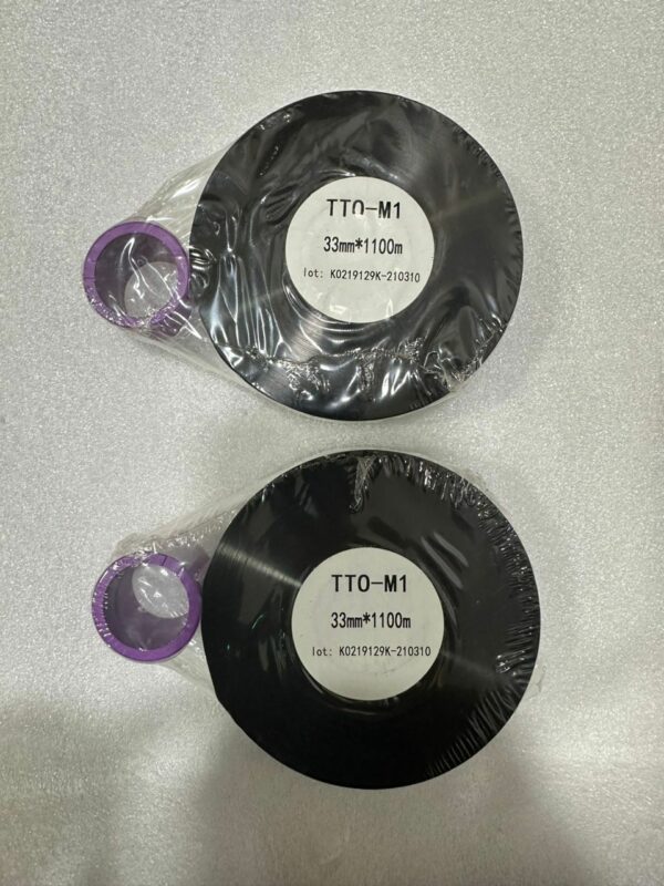 TTR Ribbon TTO-M1 33mm x 1100m (ink outside)